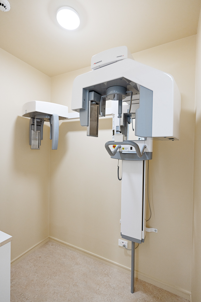 Digital X-ray imaging room at Milk Orthodontics Newmarket