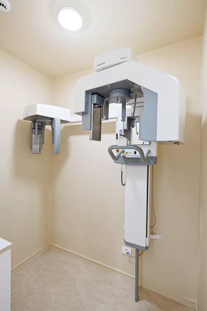 Digital X-ray imaging room at Milk Orthodontics Newmarket