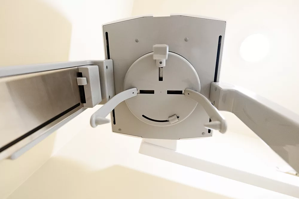 Close-up of the digital X-ray imaging equipment at Milk Orthodontics